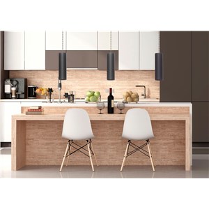 Lampa wisząca Rollg 3 czarna