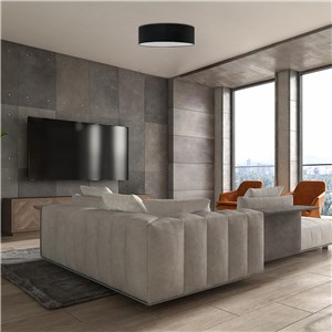 Plafon Iglo 50 czarny