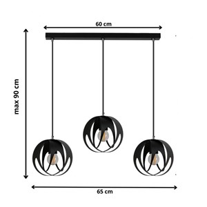 Lampa wisząca Molly 3L