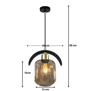 Lampa wisząca Delio 1E