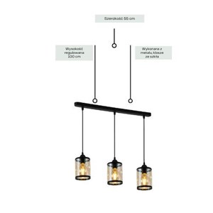 Lampa wisząca Erico 3L