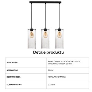 Listwa wisząca Virella 3