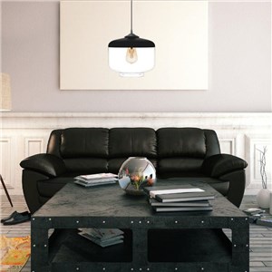 Lampa wisząca Valentina 1A CZARNA