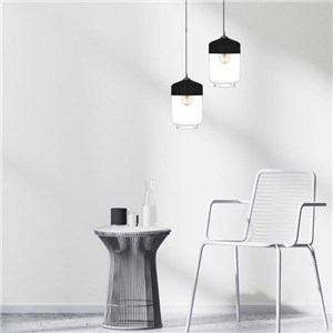 Lampa wisząca Valentina 1B CZARNA